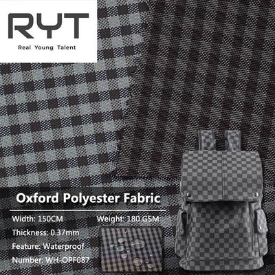 Waterproof 270GSM Oxford Polyester Fabric For Fishing Equipment
