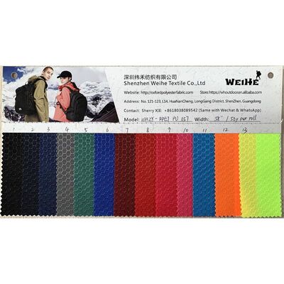 rPET Football Texture Fabric | 250D Recycled Polyester | Sports Bag Wholesale Supplier