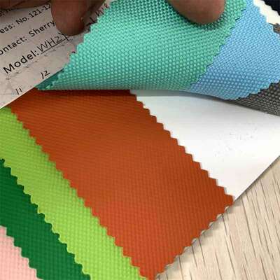 900D rPET Release Paper PU Fabric | Textured Recycled Polyester | Wholesale B2B Supplier
