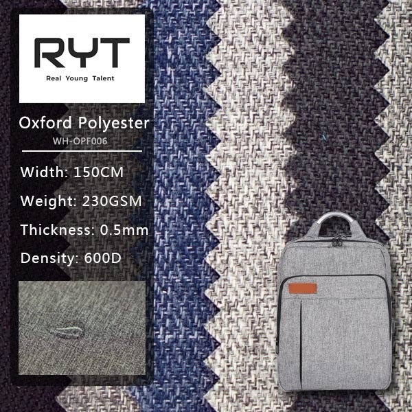 600D Two tone Twill Poly Oxford Fabric Custom Cationic Dyed Color